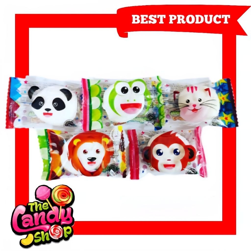 

Permen Kapas Mini Karakter Animal Candy Jelly