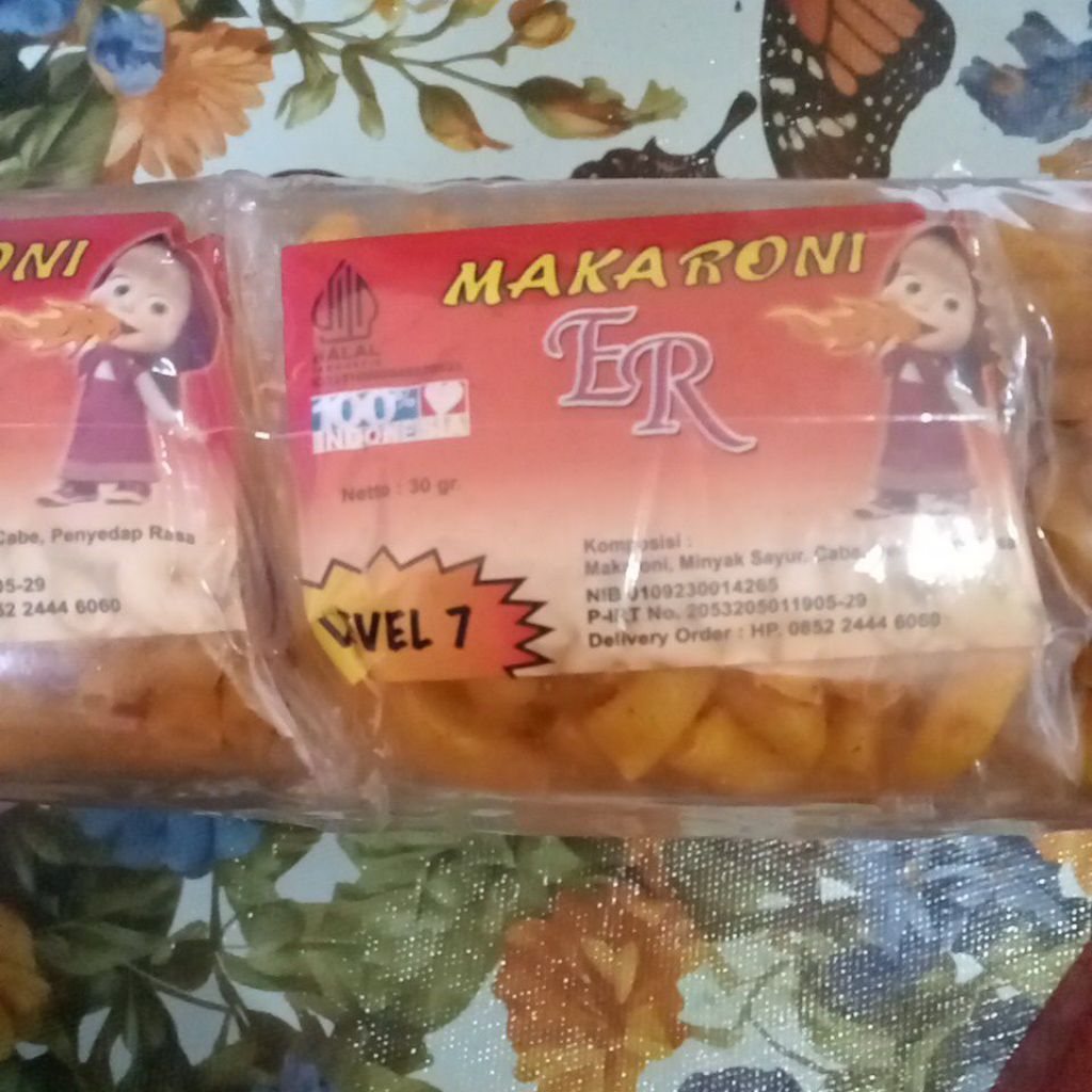 

MAKARONI ER PEDAS MASHA LEVEL 1-10 VERSI 30GRAM