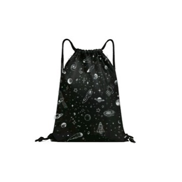 100% AMAN KH - Tas Serut cowok Taslan Polos - Ransel Drawstring Bag Waterproof Tas Serut Polos /
