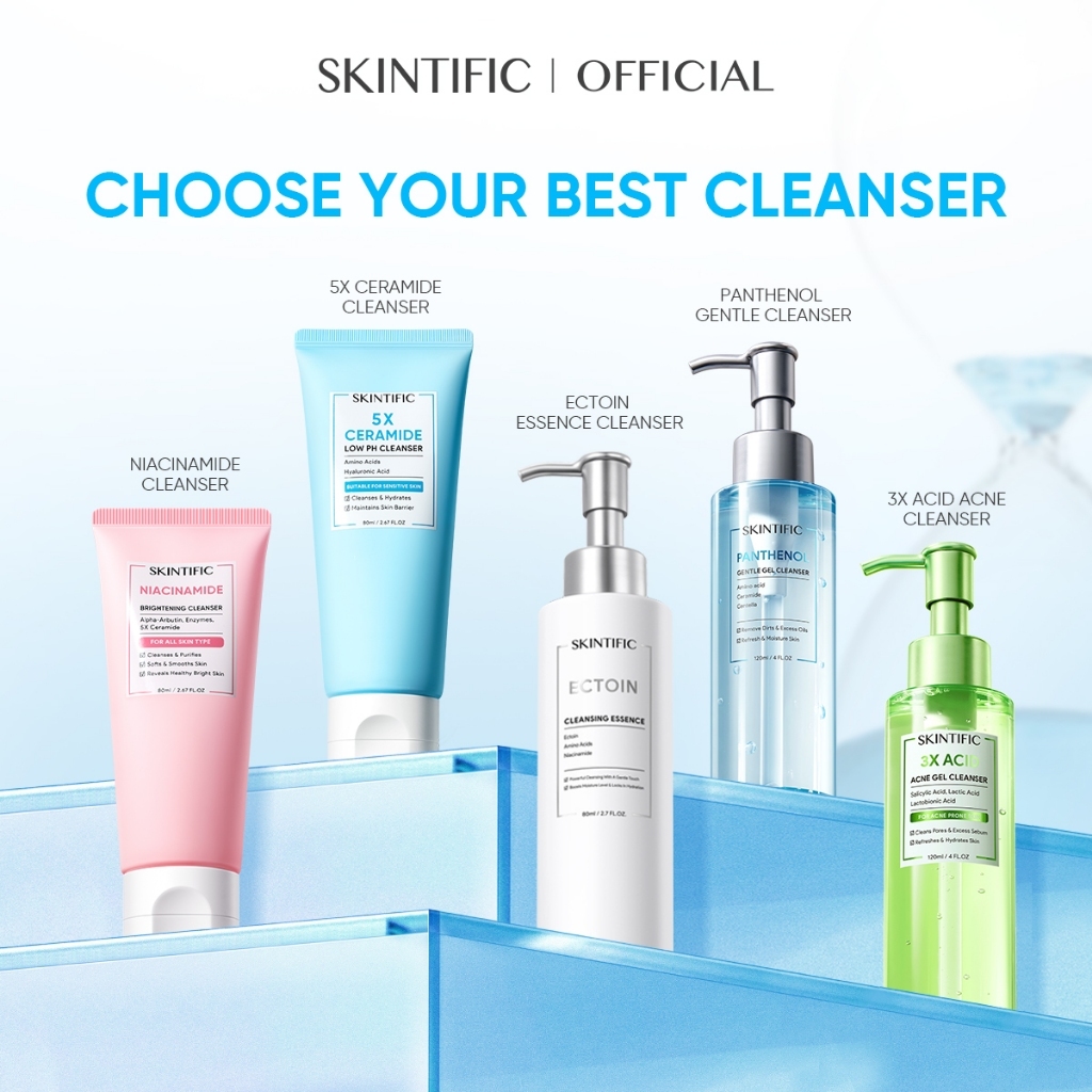 [!!Member Exclusive]SKINTIFIC - Low pH 5X Ceramide Cleanser/Niacinamide Brightening/Panthenol Gentle