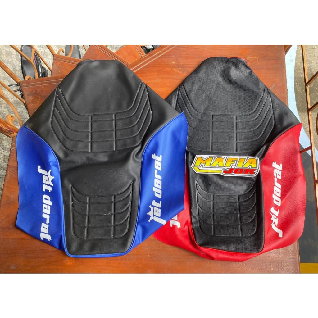 KULIT JOK RX KING JET DARAT PRESS BIRU,MERAH,HITAM