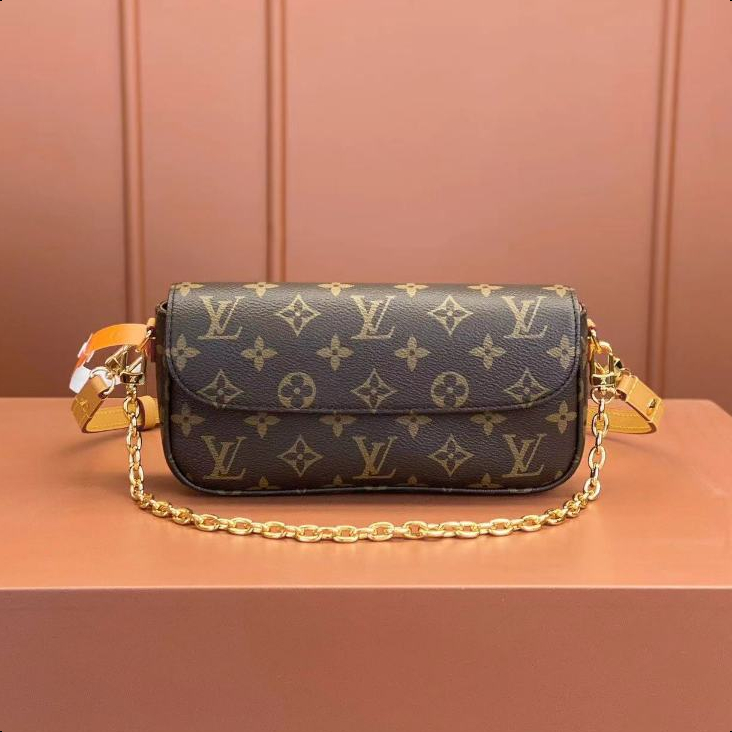 100% authentic LV Louis Vuitton IVY WOC Tas Wanita/ Tas Selempang/Tas Selempang Wanita Sling Bag Fas