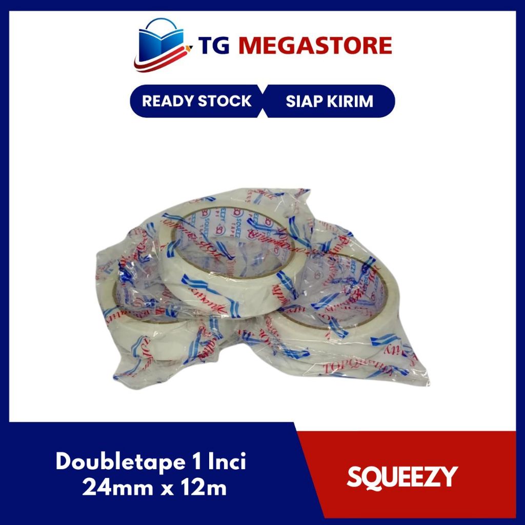 

Doubletape 1 Inci Squeezy 24mm x 12m