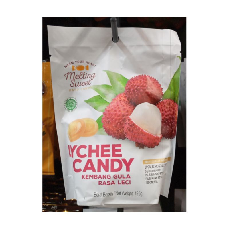 

SWEET MELTING LYCHEE CANDY 125GR