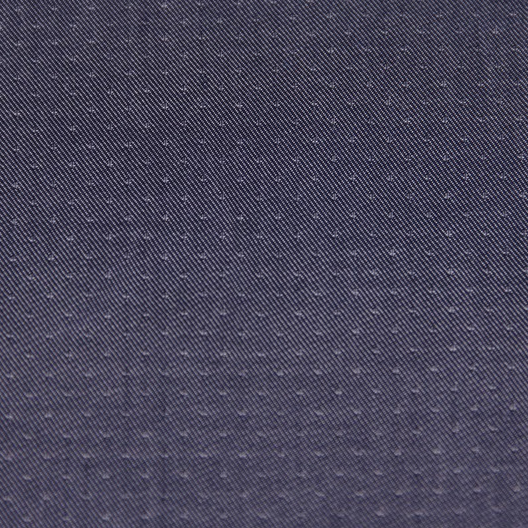 Katun Jacquard Shirting Abu Kebiruan