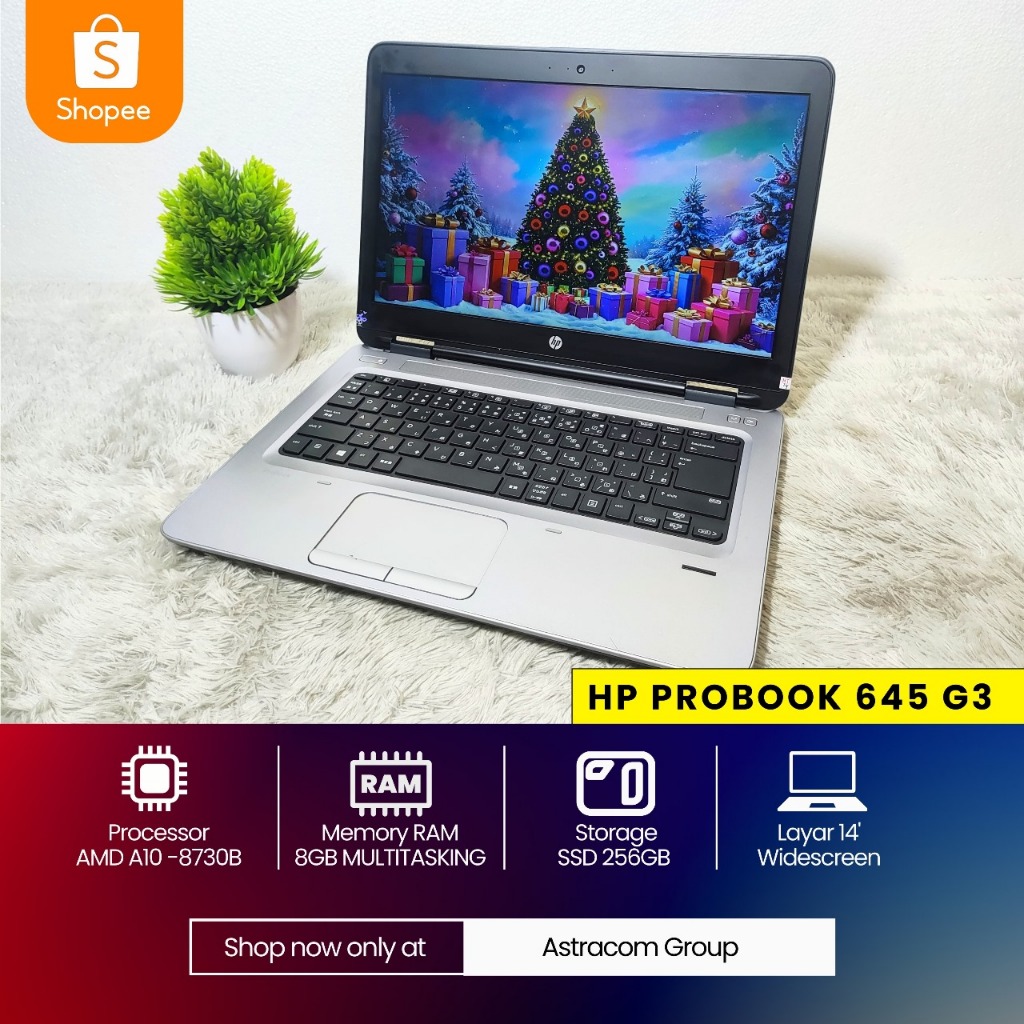 Laptop Editing & Desain Grafis Basic Murah Hp ProBook 645 G3