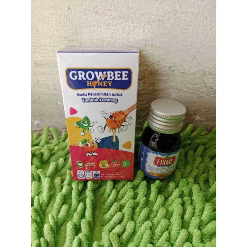 

JSR Growbee Honey plus Fixme Travel Size / Madu Tumbuh Kembang Anak /Madu khusus untuk Pencernaan Anak / Pembersih Usus dari Racun ditubuh