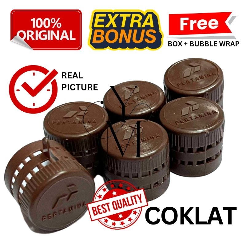 Tk2 Tutup Tabung Elpiji Coklat Tutup Gas Lpg 3Kg Tutup Tabung Gas Capseal Cup Seal Sil Kap Elpiji