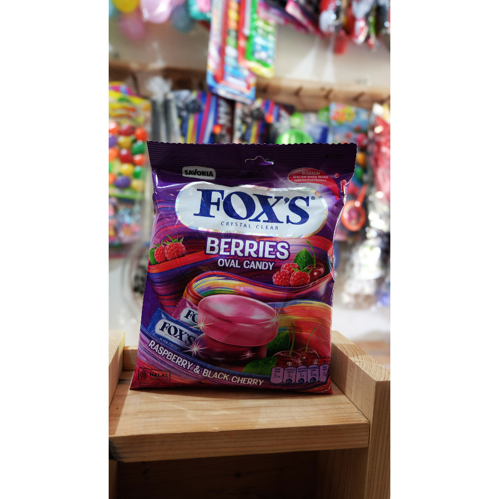 

Permen Foxs berries oval candy per pack 136 gram