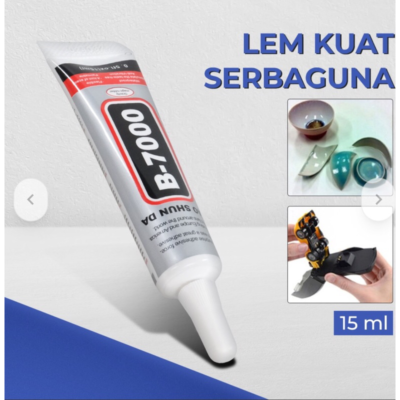 

Bqo Shun Da B7000 Lem Perekat kuat serbaguna Power Glue Strong Adhesive 15ML