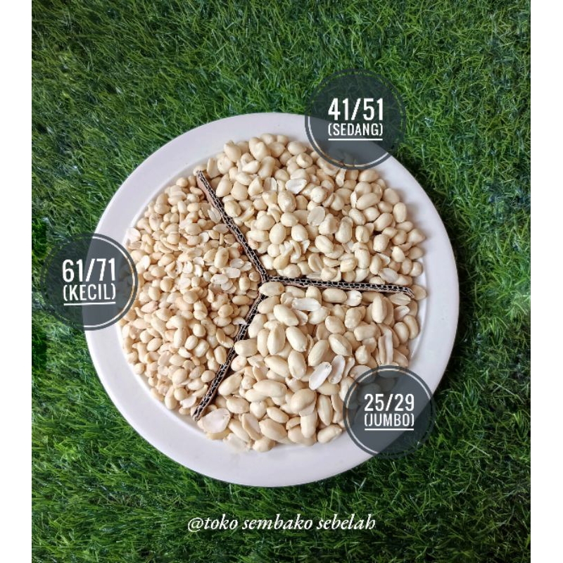 

Kacang Tanah Kupas Import Kemasan 1kg