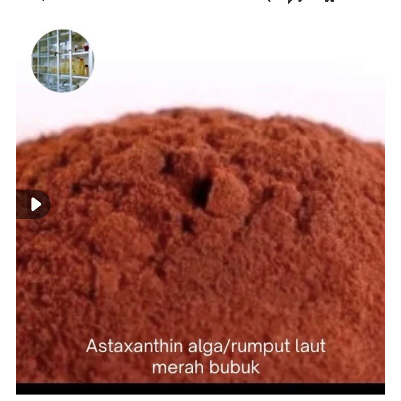 

ASTAXANTHIN ALGA/RUMPUT LAUT MERAH EKSTRAK BUBUK MURNI