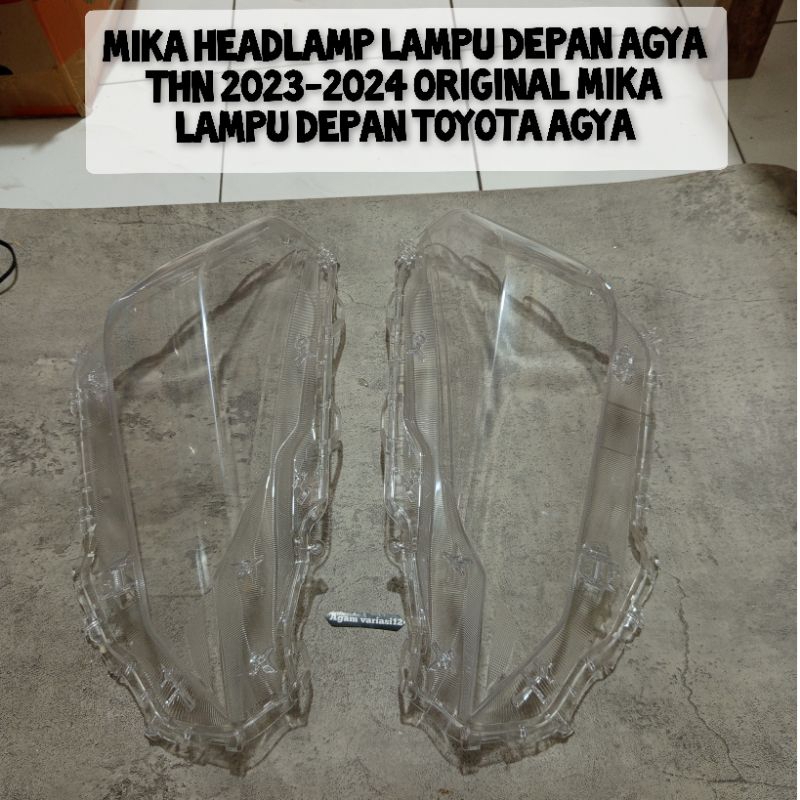 Mika Headlamp Lampu Depan Agya Thn 2023-2024 Original Mika Lampu depan Toyota Agya