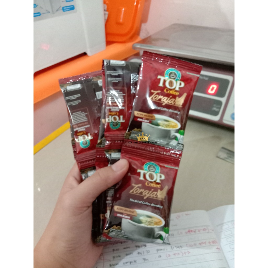 

Top Kopi Toraja Murni 7g 1 renteng isi 10 sachet