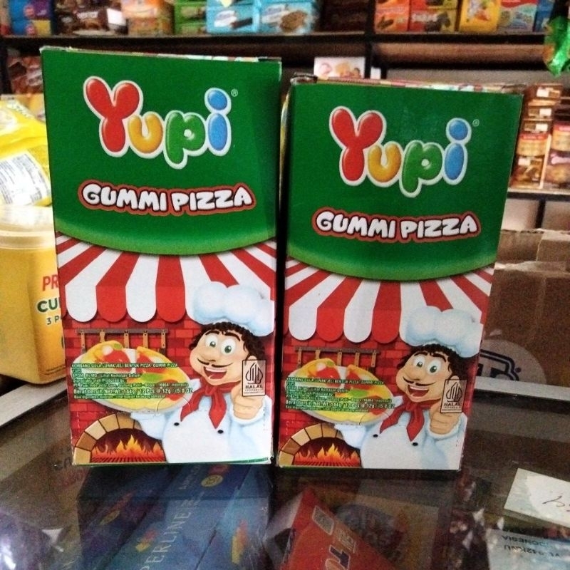 

YUPI CUMMI PIZZA 144GR(ISI 12PCS)