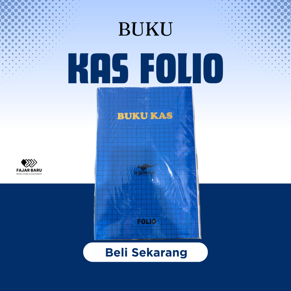 

BUKU KAS FOLIO SOFTCOVER / BUKU KAS 100 LEMBAR /