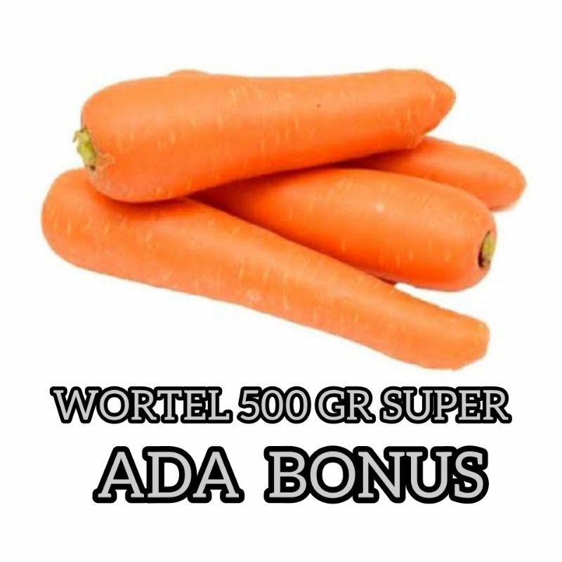 

wortel super 500 gr fresh ⭐⭐⭐⭐