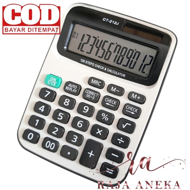 

Calculator Kalkulator Murah tipe SDC212J 212J 212 Warna Menarik 12 Digit CT