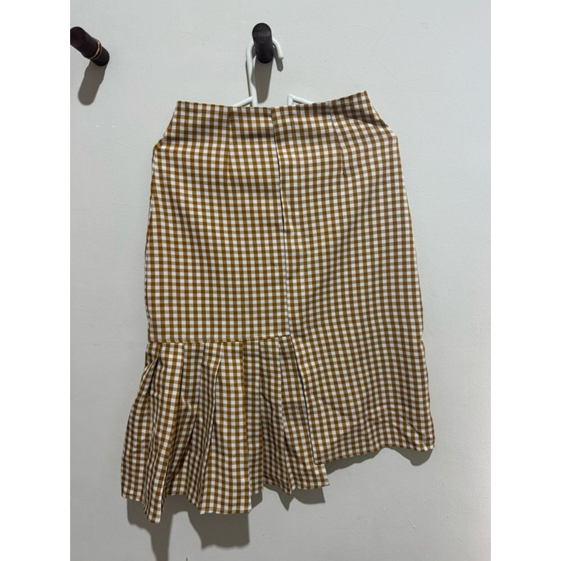 Preloved Rok Midi gingham