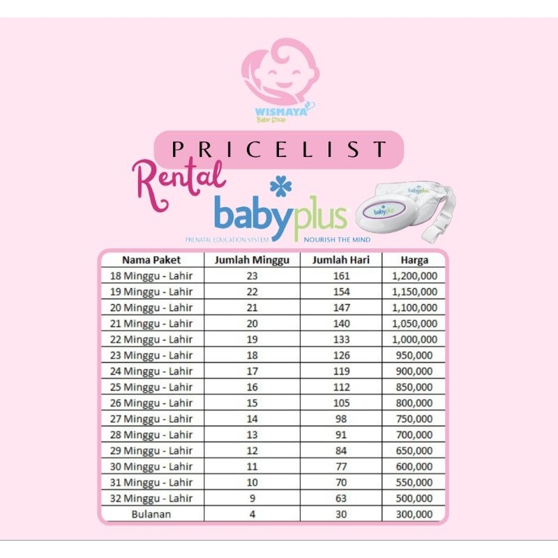 SEWA BABY PLUS ORIGINAL 100% (VERSI TERBARU / WARNA UNGU)