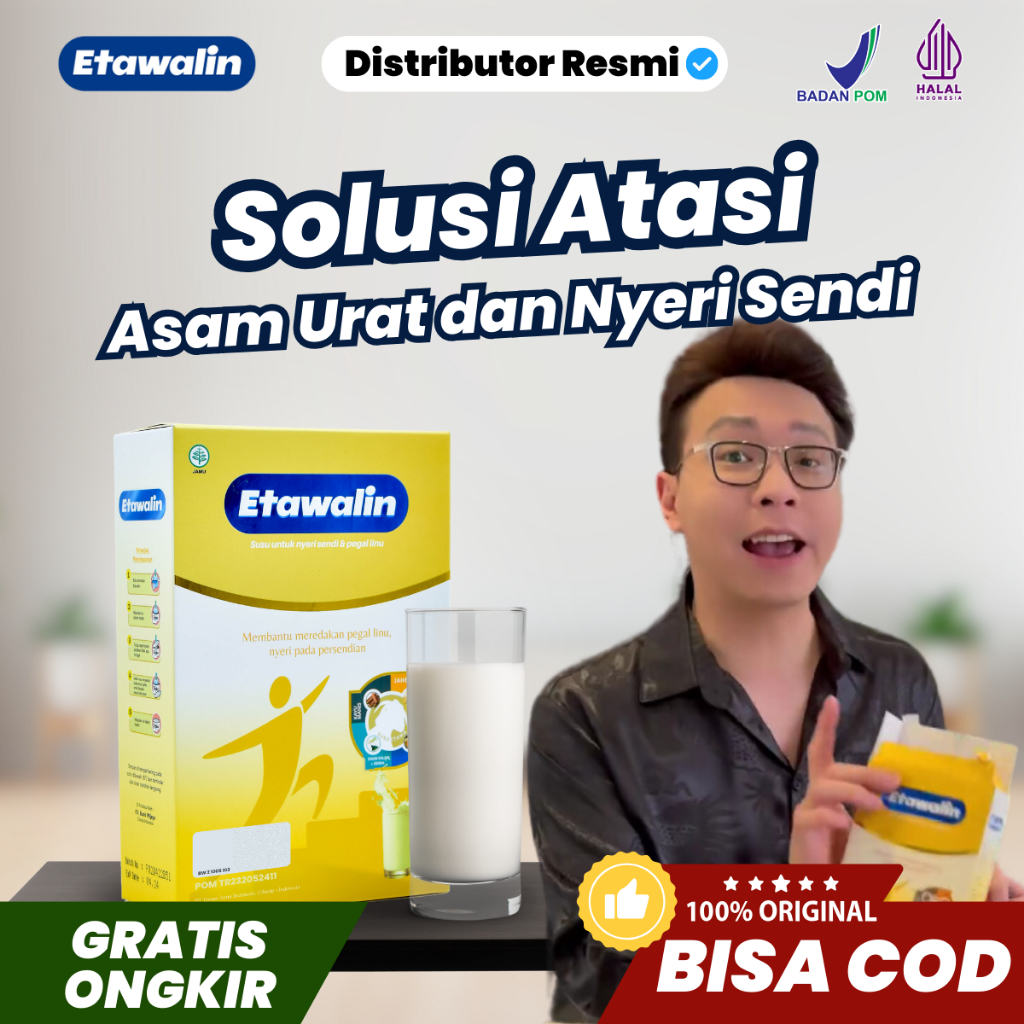 

Etawalin Original Asli Susu Kambing Etawa Solusi Atasi Asam Urat & Nyeri Sendi BPOM HALAL COD