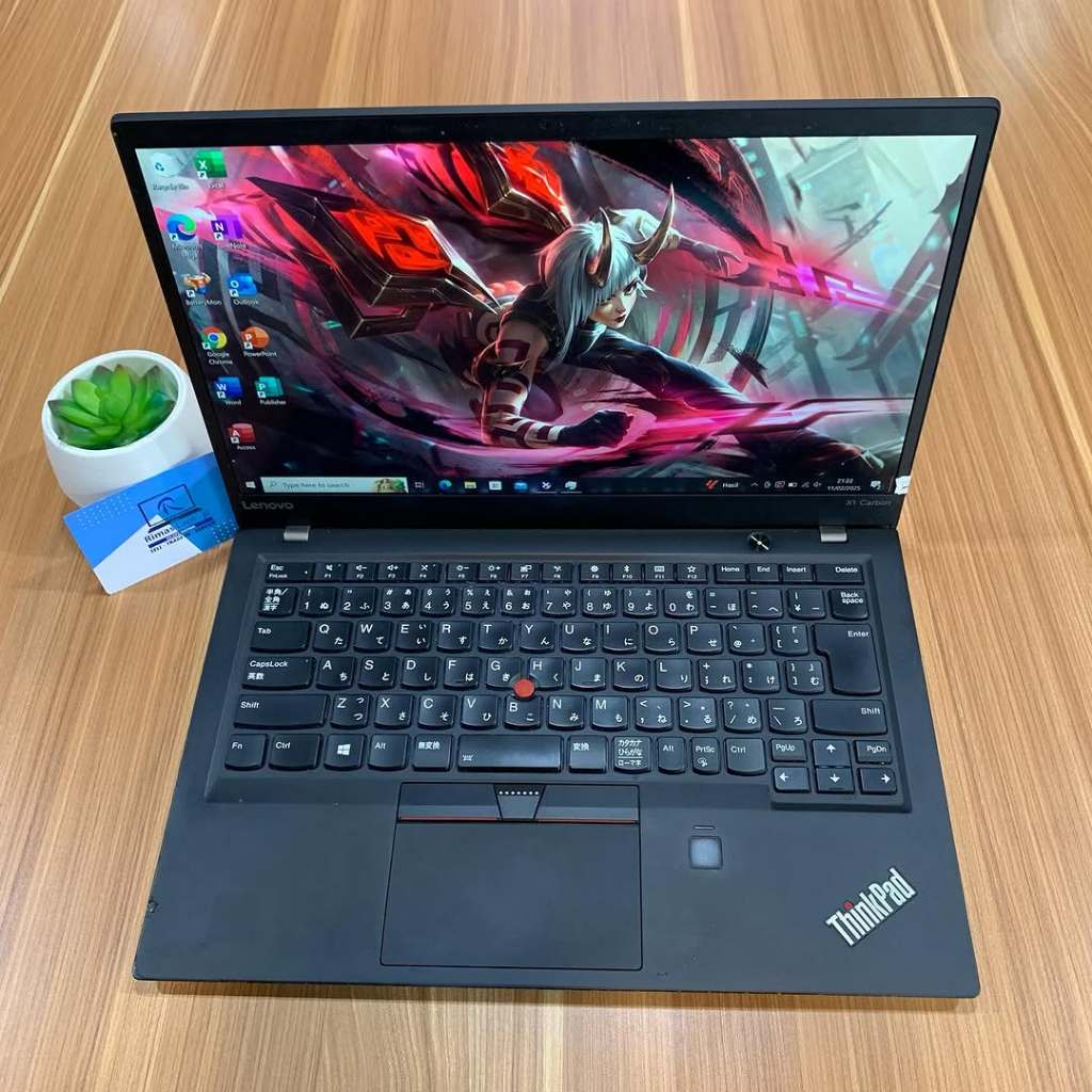 LENOVO THINKPAD X1 CARBON CORE i7 GEN 7 RAM 8GB SSD 256GB SECOND/BEKAS