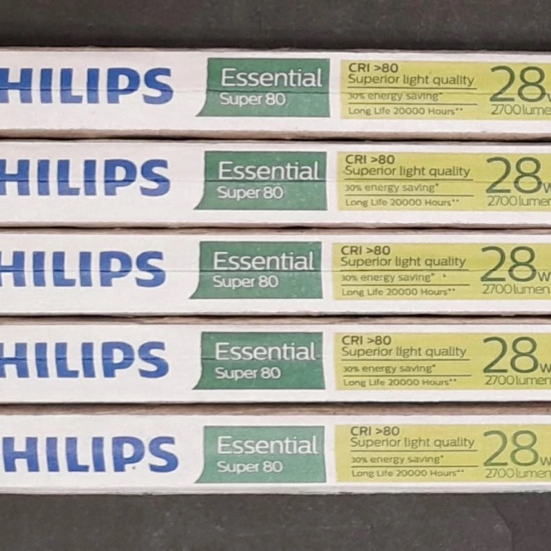 Philips TL-5 lampu tl5 28W 830 840 865 t5 essential 28 watt