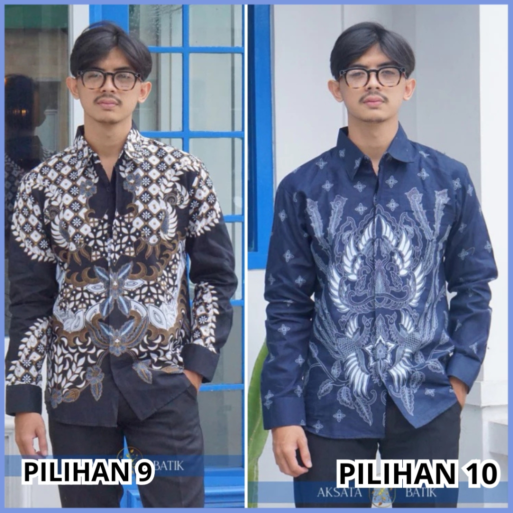 Baju batik panjang, baju bati lengan panjang, baju batik lengan panjang, baju batik panjang