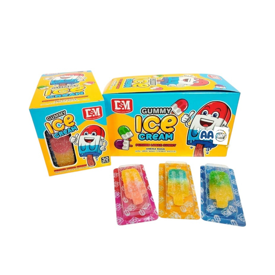 

DSM PERMEN ICE CREAM GUMMY BOX ISI 30