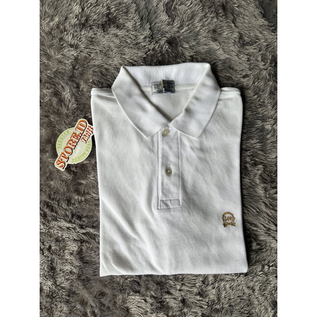 Polo shirt Lee Putih Polos