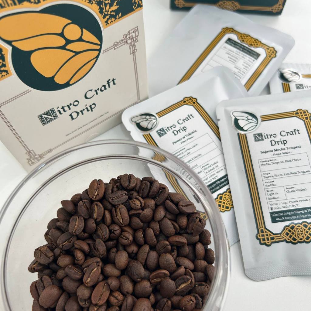 

Biji Kopi / Roasted Beans / Single Dose - Nitro Craft Drip (15 Varian Rasa)