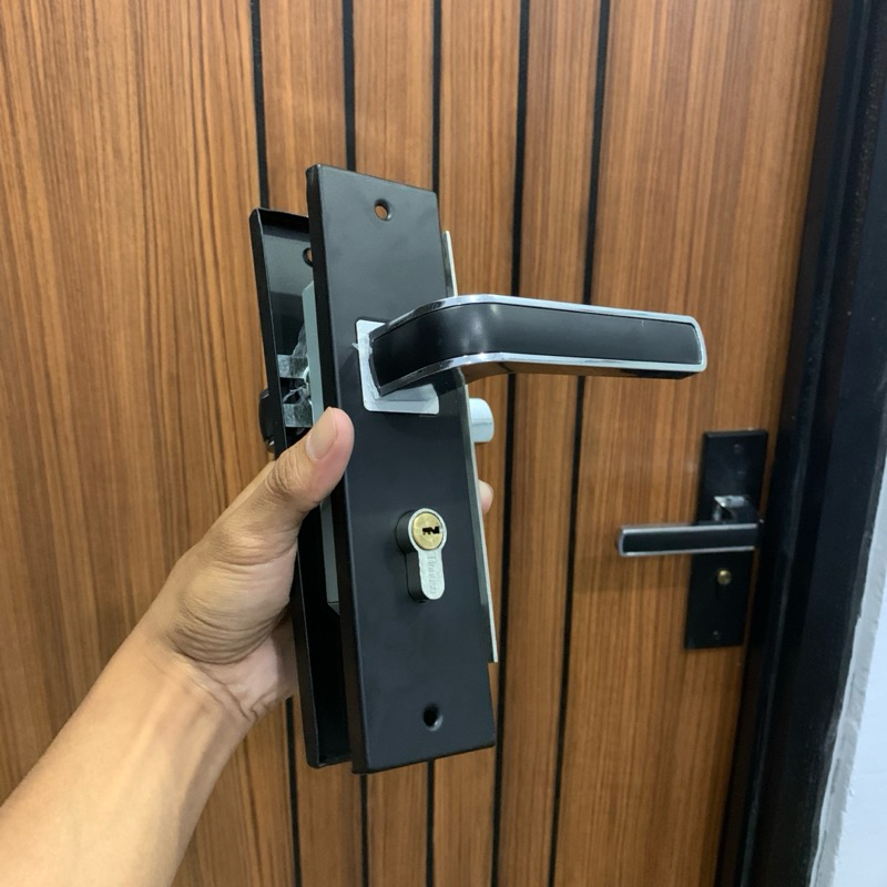 Kunci Pintu Kamar Set kunci pintu rumah tangga | Kunci Pintu Rumah Ukuran Besar 25 cm Set Body Kunci