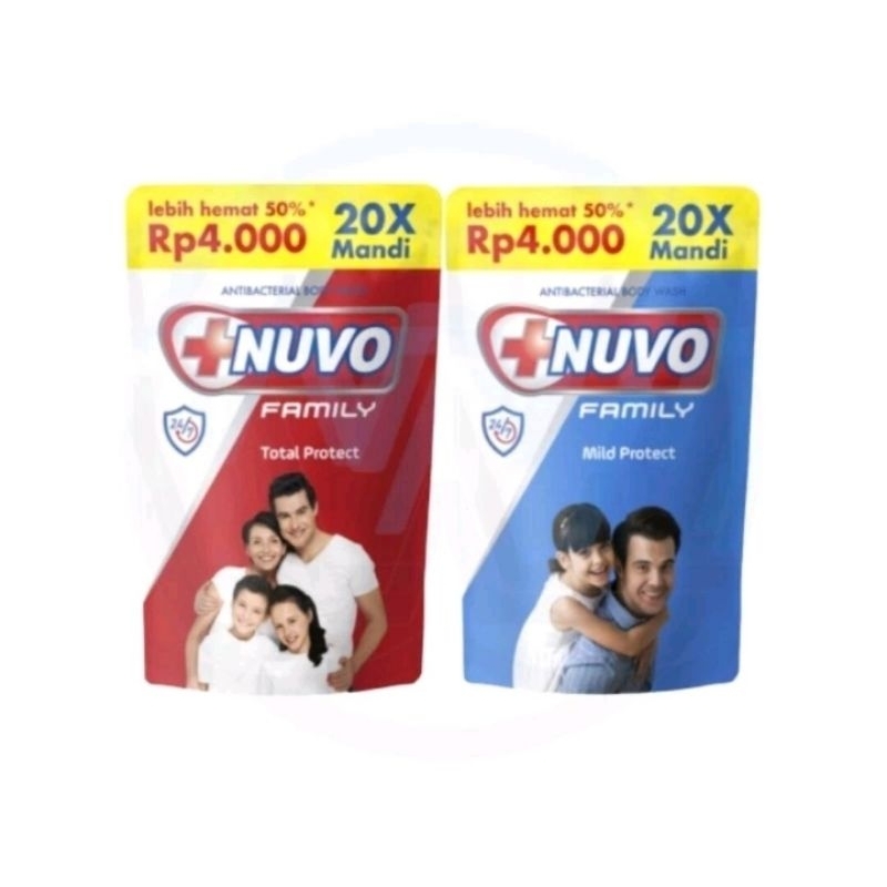 Nuvo Body Wash 85ml - Nuvo Sabun Mandi Cair 85ml