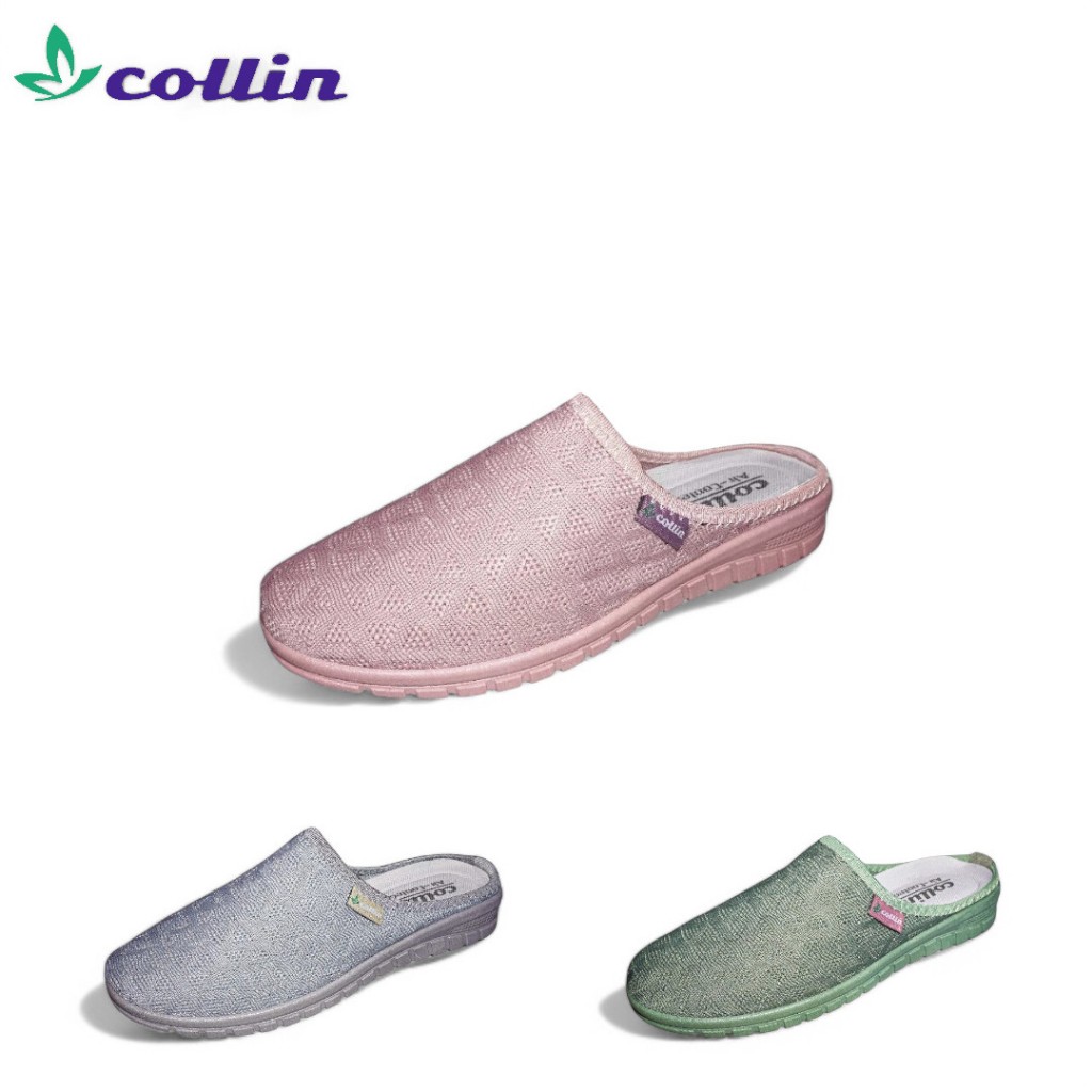 [NEW COLLECTION] COLLIN Sepatu Rajut Wanita Dewasa Bustong Monotone TX70-W