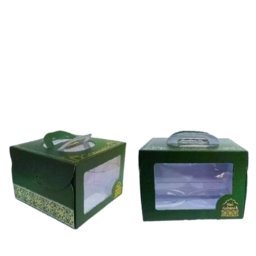 

5 Pcs Kotak Box Hampers Eid Mubarak Packaging Lebaran Ukuran 25x25x17.5cm
