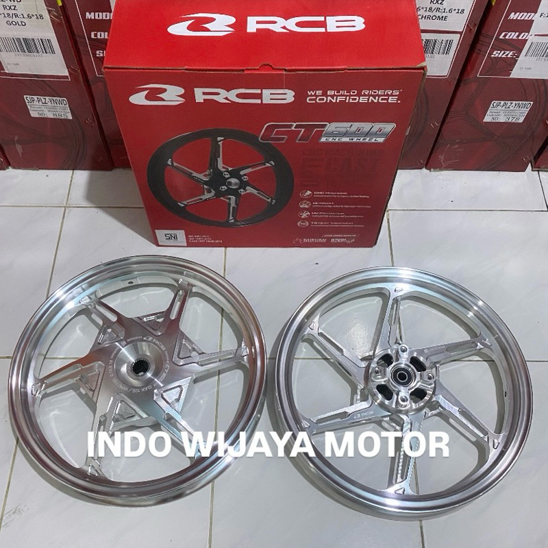VELG RCB CT 600 VARIO 150 / VARIO 125 RCB VELG CNC CT600 185x14 & 215x14 Velg Casting CNC RCB Sport 