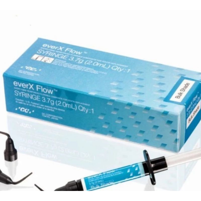 EverX Flow Syringe 3.7g - Bulk Shade | Flowable Fiber Composite Kuat & Praktis dan bonus