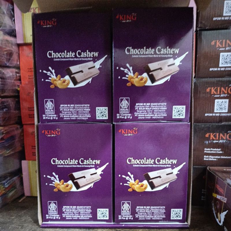 

coklat cashew @4pack x 20pcs