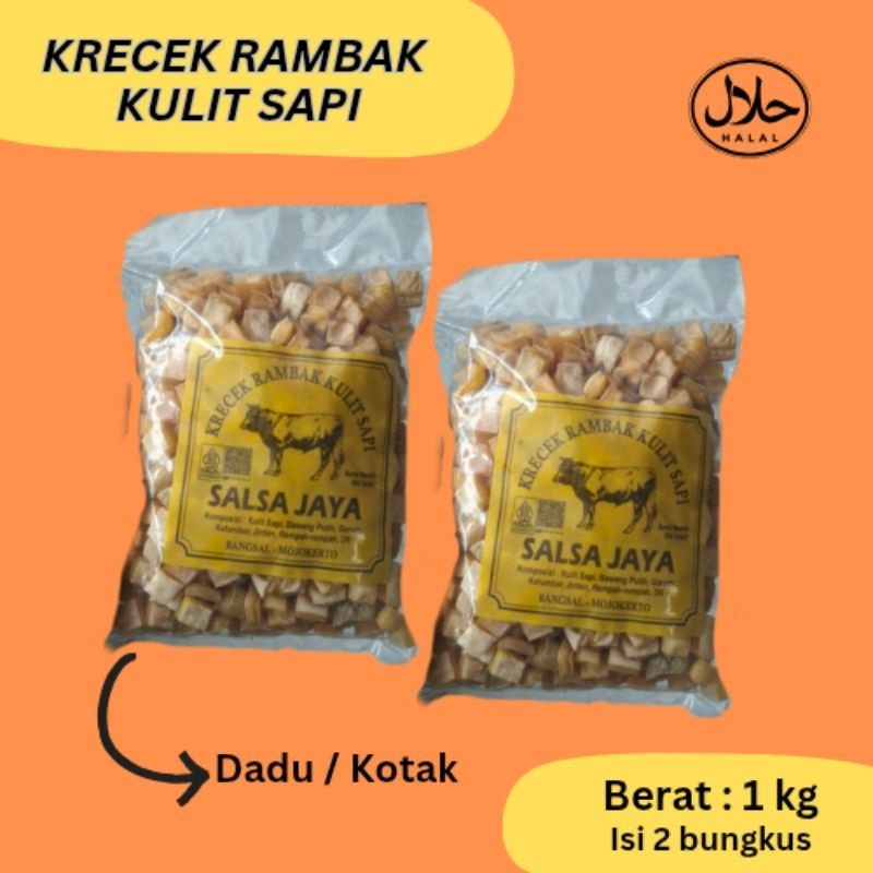 

KRECEK RAMBAK KULIT SAPI 1kg | KRECEK RAMBAK PREMIUM VARIANT KOTAK