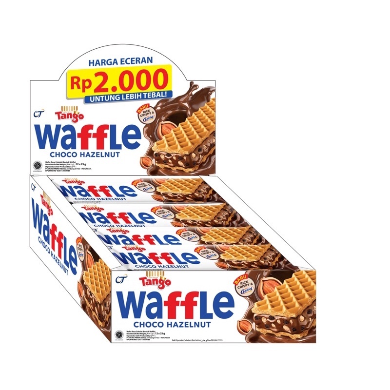 

[SR] TANGO WAFFLE WAFER BOX // ISI 12 PCS X 25 GRAM