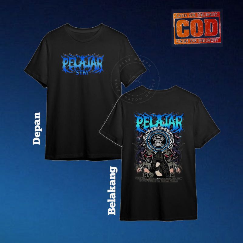 Kaos PELAJAR STM/ Baju Sekolah Teknik Menengah Terbaru Cotton Combed