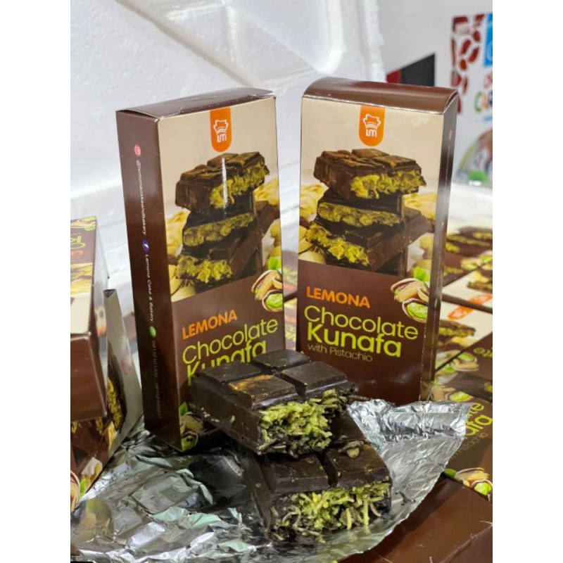 

LEMONA Chocolate Kunafa dengan Pistachio