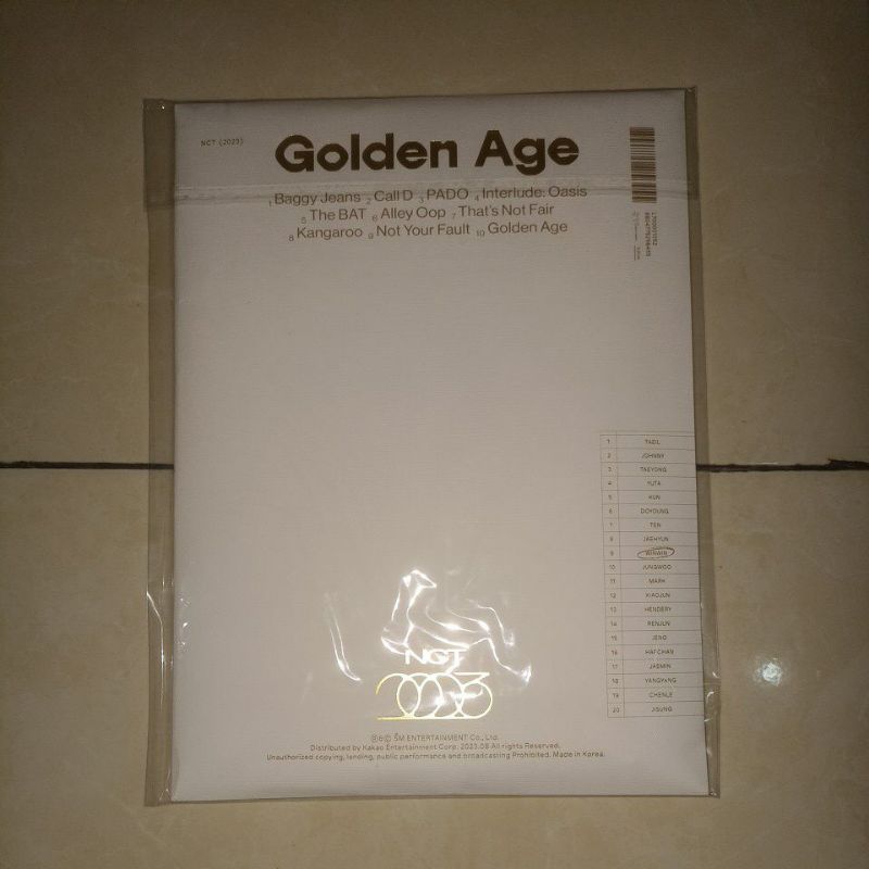 album nct 2023 golden age unsealed winwin full set pc jisung
