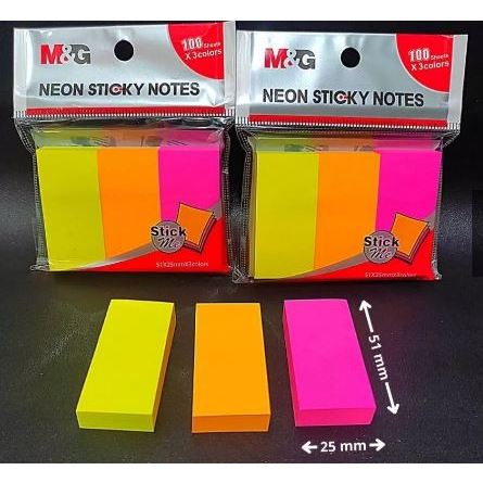 

Gramedia Batam - PEMBATAS BUKU, STICKY NOTES, KERTAS MEMO, POS IT PI 3 WARNA 51X25 YS 186 M&G