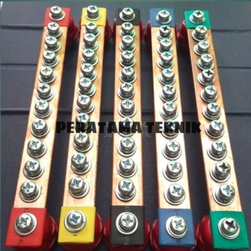 BUSBAR TEMBAGA R S T N G / grounding RSTNG / busbar grounding RST / busbar tembaga custom