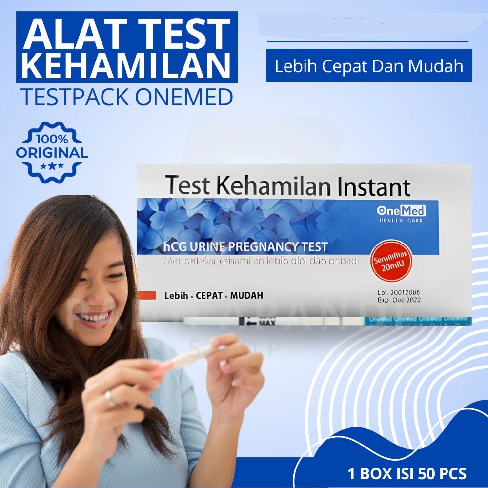 ONE MED Test Pack Kehamilan instant Alat Tes Promil | Test Kehamilan akurat onemed | testpak hamil i