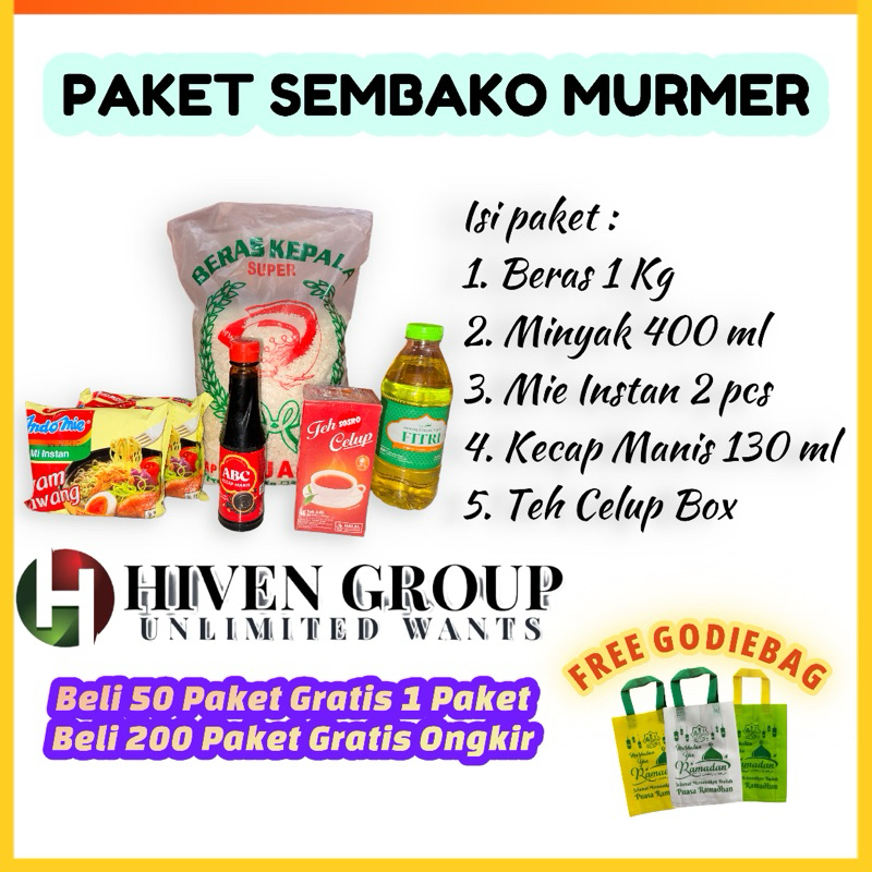 

Promo 7.7 PAKET SEMBAKO MURMER