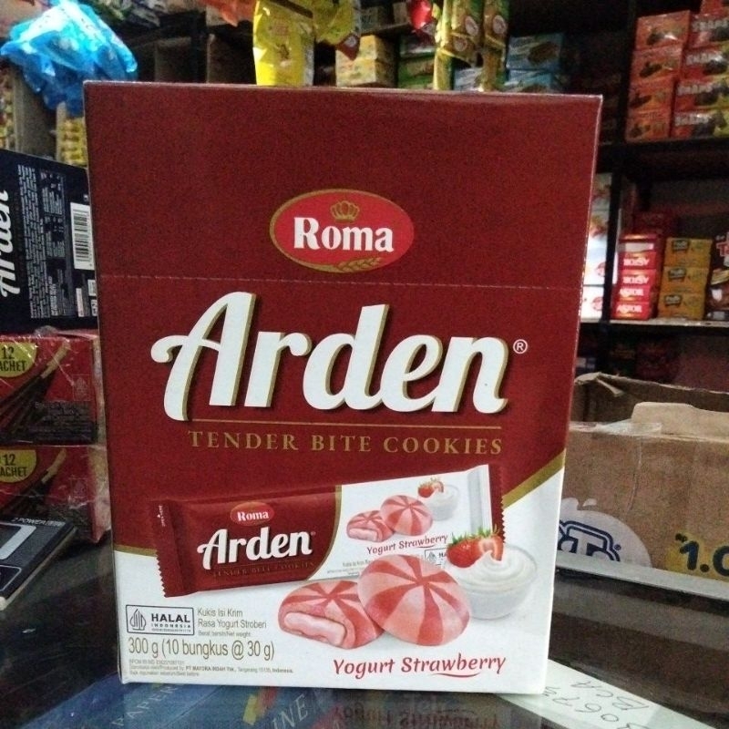 

ROMA ARDEN YOGURT STRAWBERRY 300GR(ISI 10PCS)