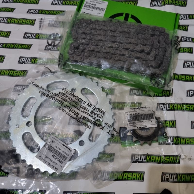 gear set ger gir set ninja 250 rr mono z250 sl 250 sl original