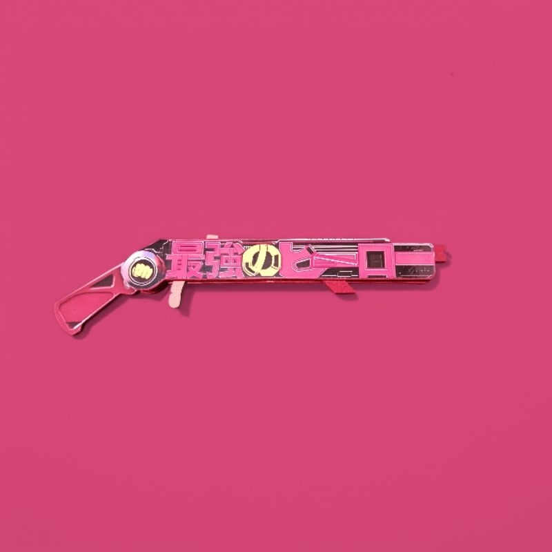 Pistol mainan kayu SG OPM Saitama FF tembakan karet